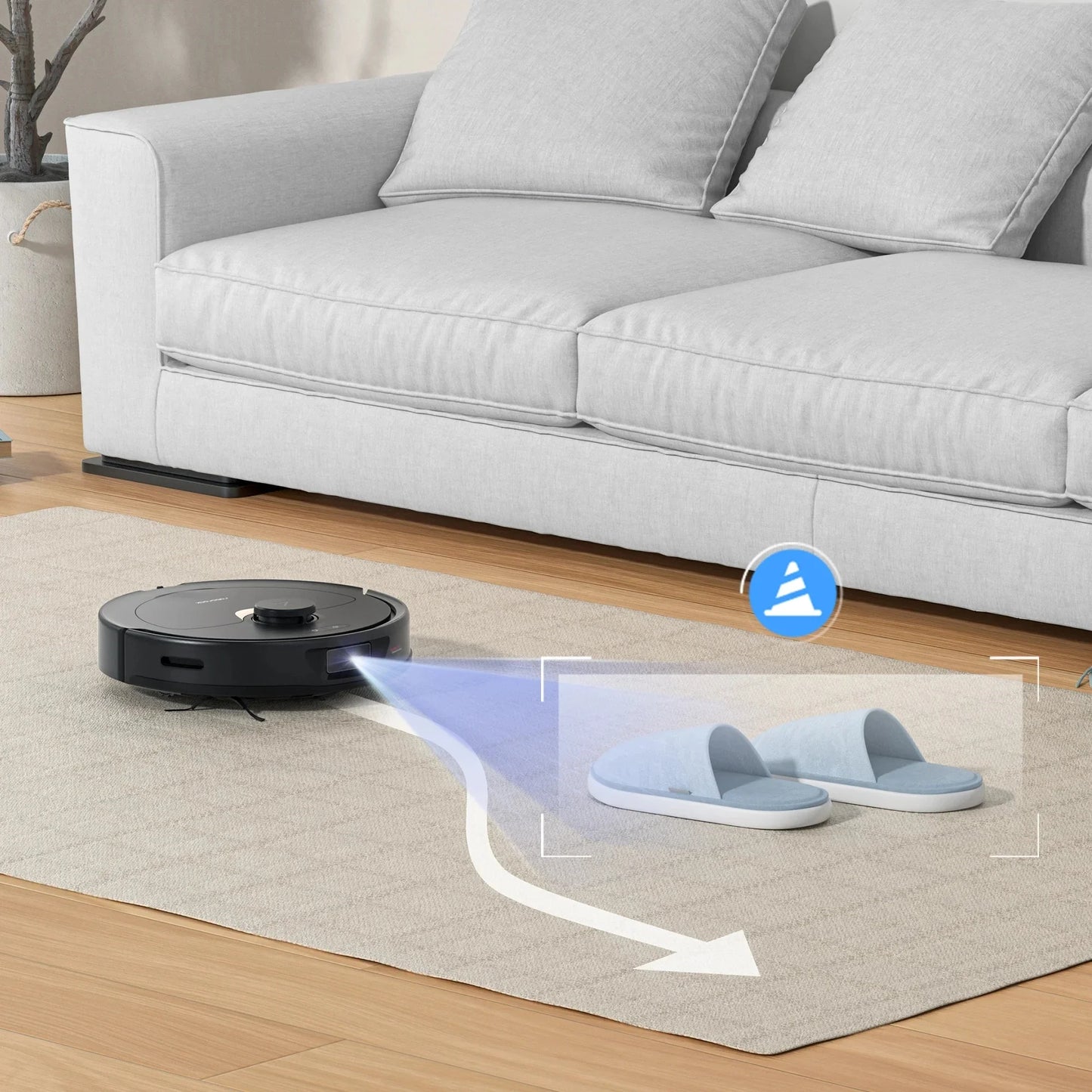 مكنسة ذكية كهربائية روبوت فاكيوم كيوريفو من روبوروك - Roborock Robot Vacuum Qrevo