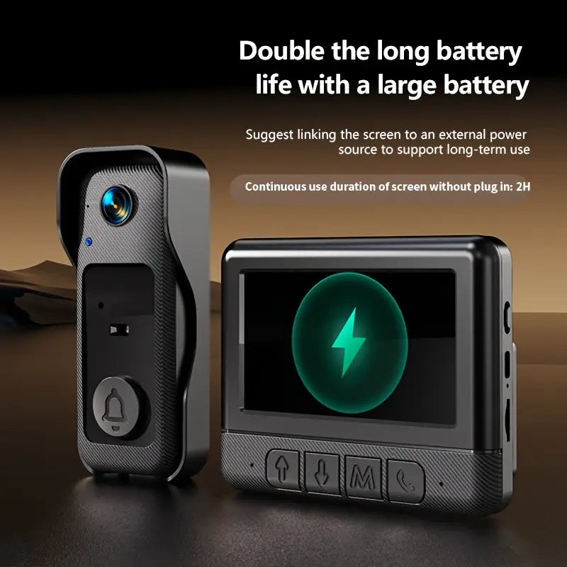 Sonnette Vidéo Intelligente avec Vision Nocturne