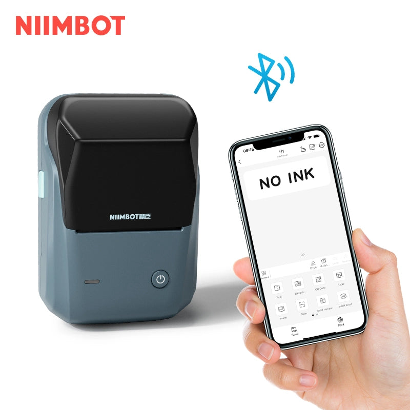 Mini Imprimante d'Étiquettes Portable Bluetooth Niimbot B1