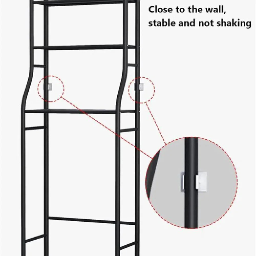 رفوف تنظيم الحمام المتعددة الطبقات 🛁