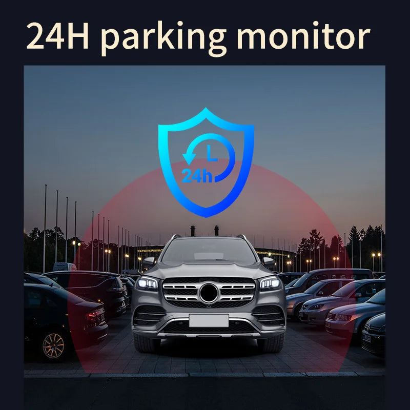 Dashcam 4G 2K Double Objectif Avant/Arrière – Caméra Voiture Discrète avec GPS, WiFi & App