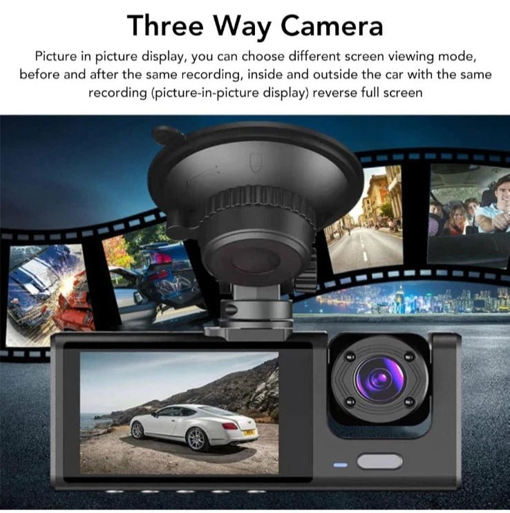 Dashcam Avant et Arrière Full HD 1080p - Mador shop