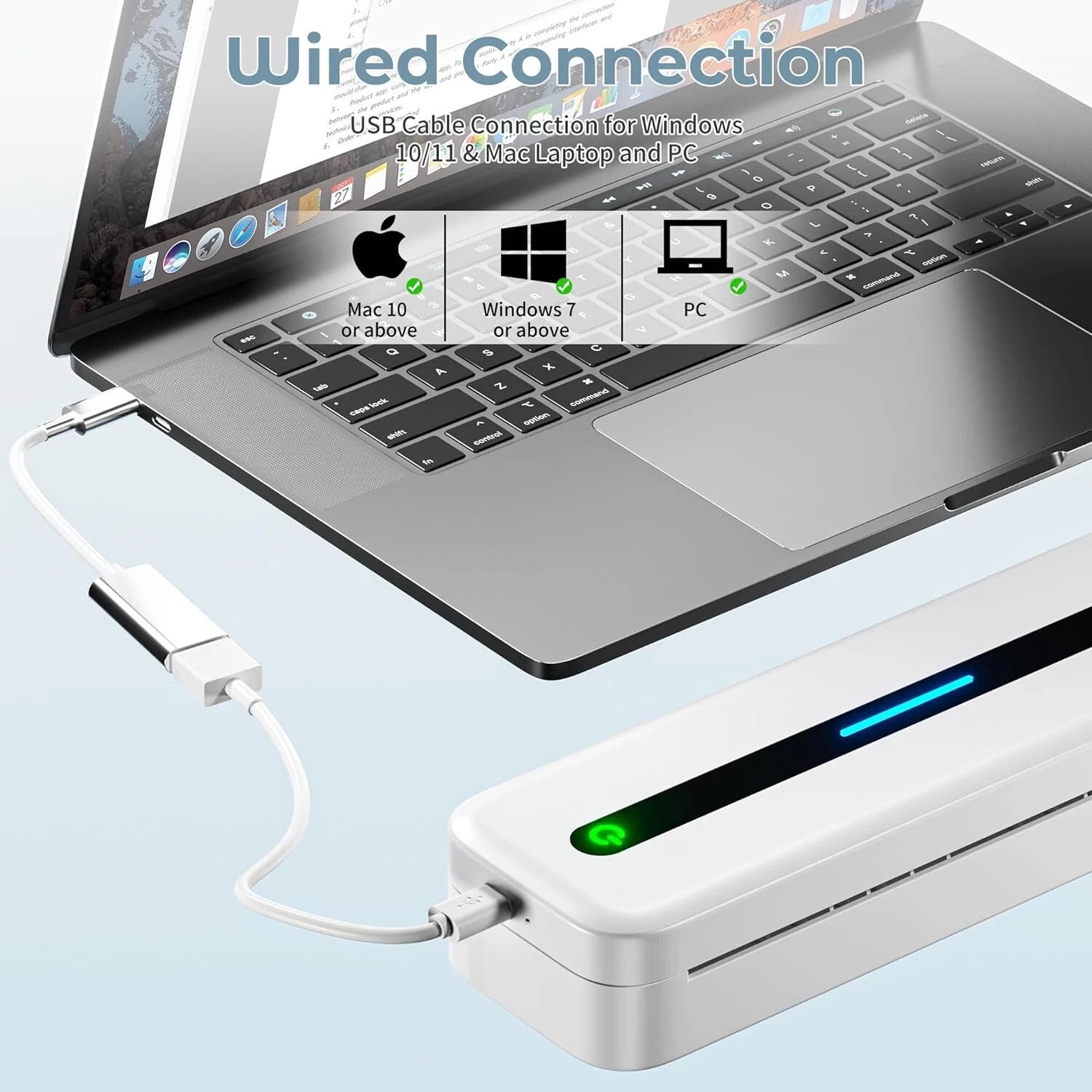 Imprimante A4 portable Phomemo M832 | Solution d'impression mobile sans fil thermique - Mador shop