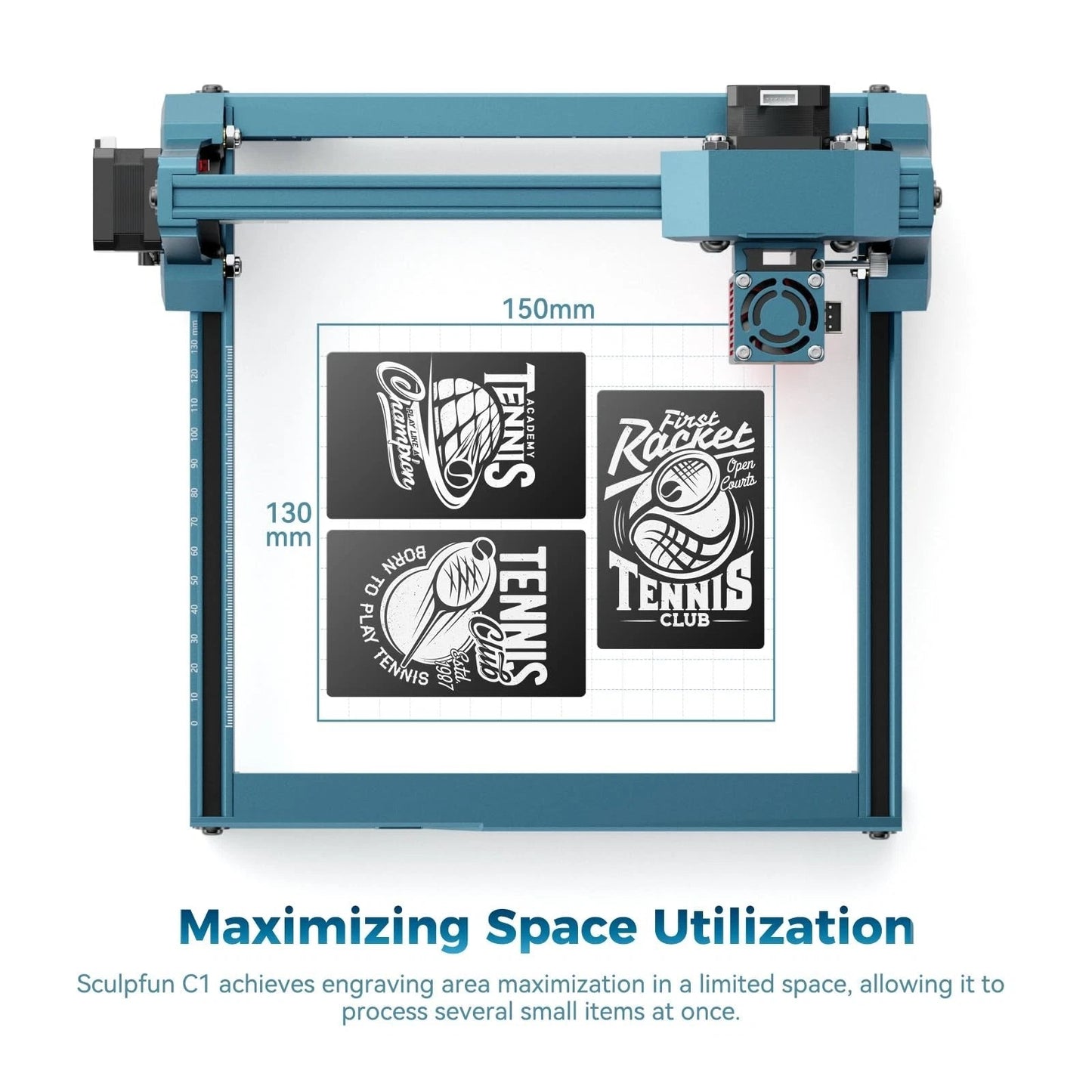 Sculpfun C1 Mini Laser Engraver 0.04mm Ultra Fine - Mador shop