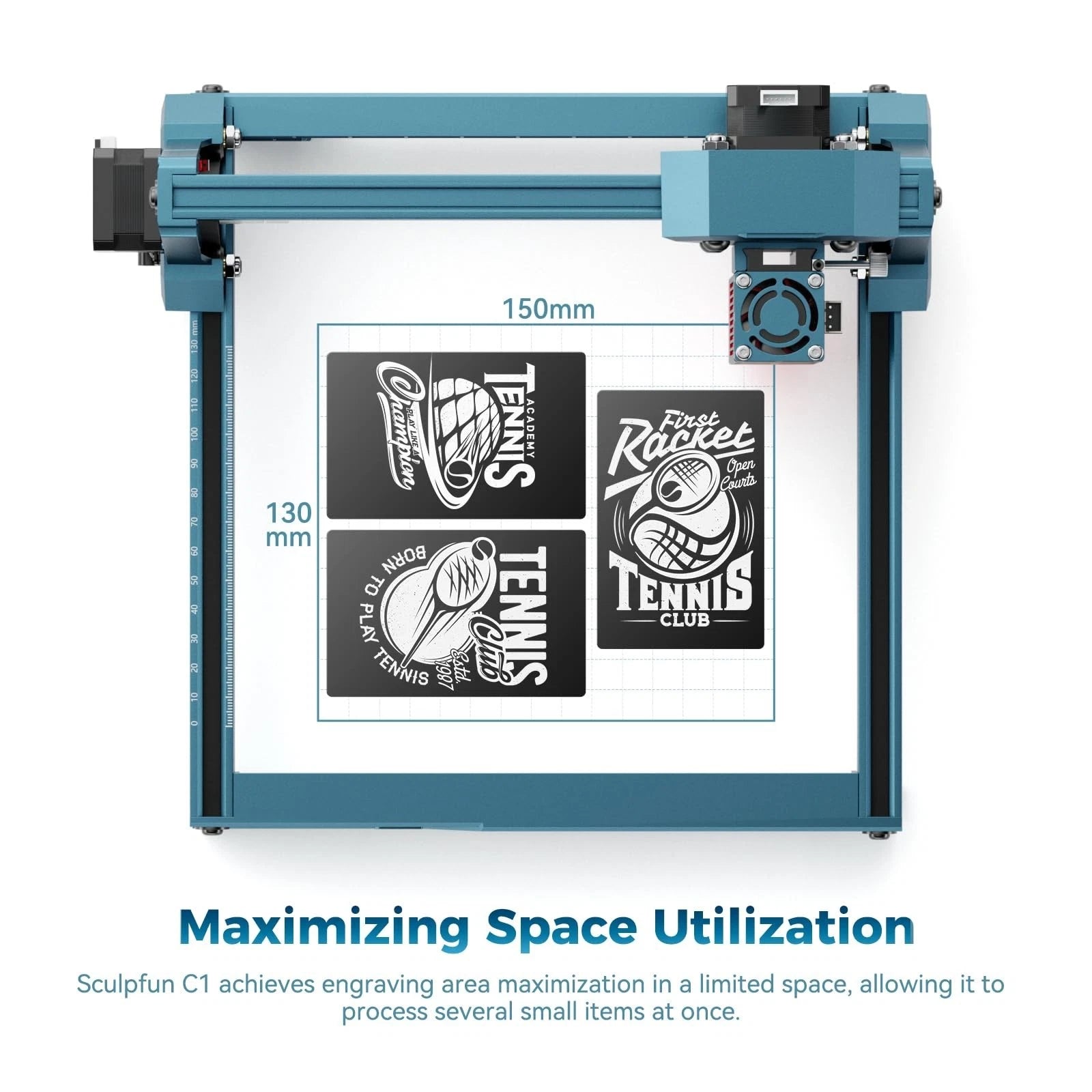 Sculpfun C1 Mini Laser Engraver 0.04mm Ultra Fine - Mador shop